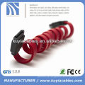 Boa qualidade vermelho 7pin sata cabo extensin